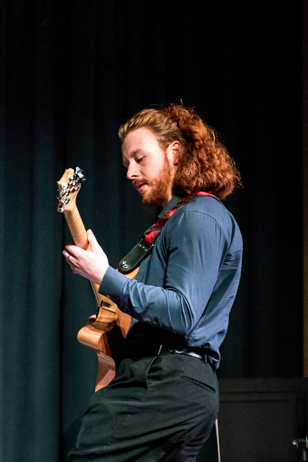 Noah Hogan at RBK Summer Concert Series. Photo by Esther Leung.